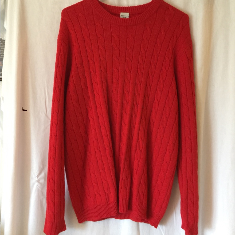 Red sweater